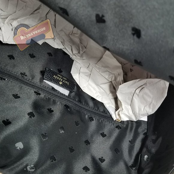 Large Backpack Karina Black Leather Kate Spade - Picture 2 of 14